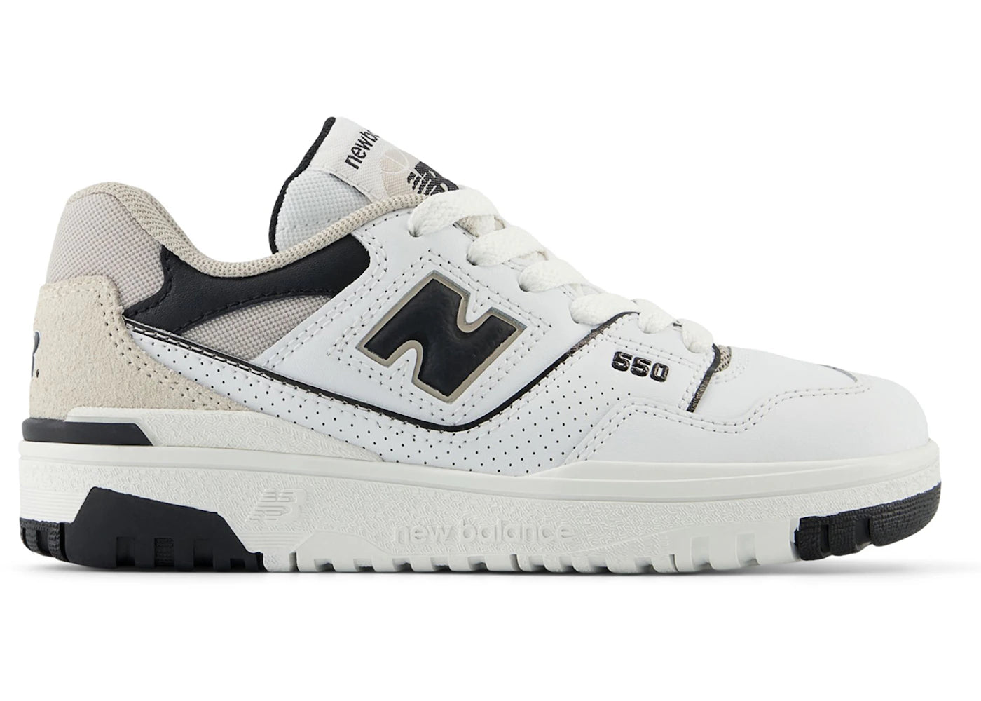 New Balance 550-White Black (PS)