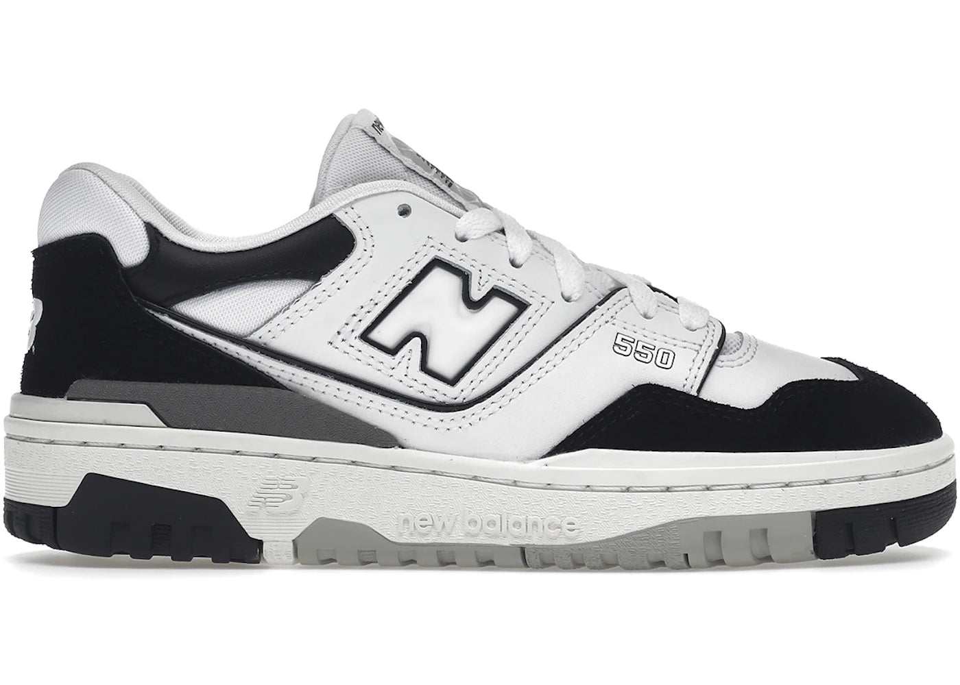 New Balance 550-White Black Rain Cloud (GS)