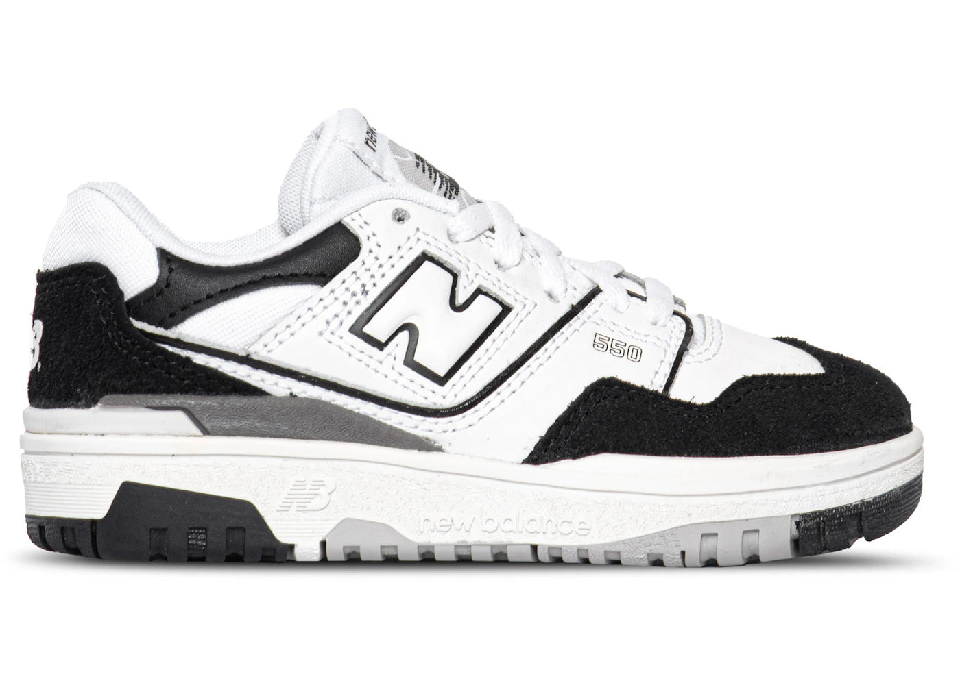 New Balance 550-White Black Rain Cloud (PS)