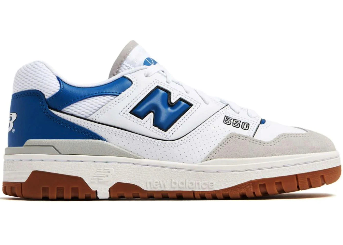 New Balance 550 - Blanc et agate bleue