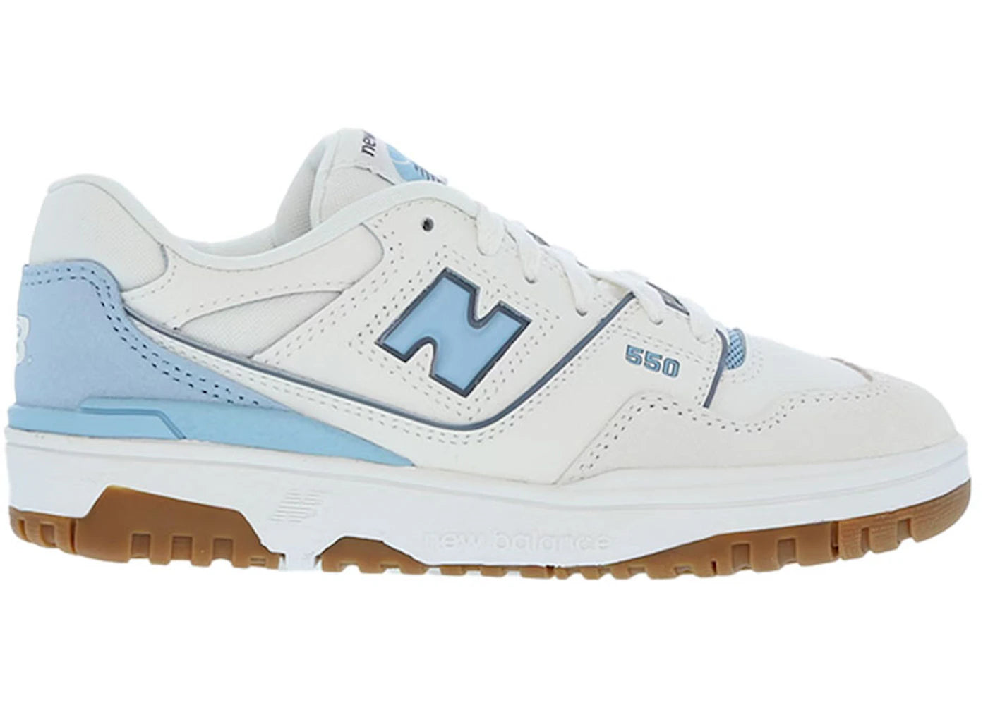 New Balance 550 - Blanc Bleu Gomme (GS)