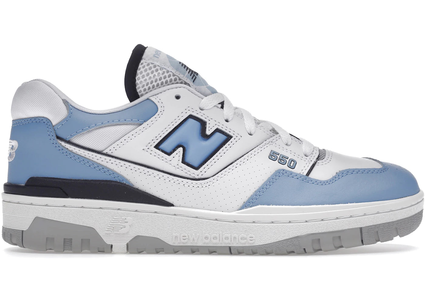 New Balance 550-White Carolina Blue