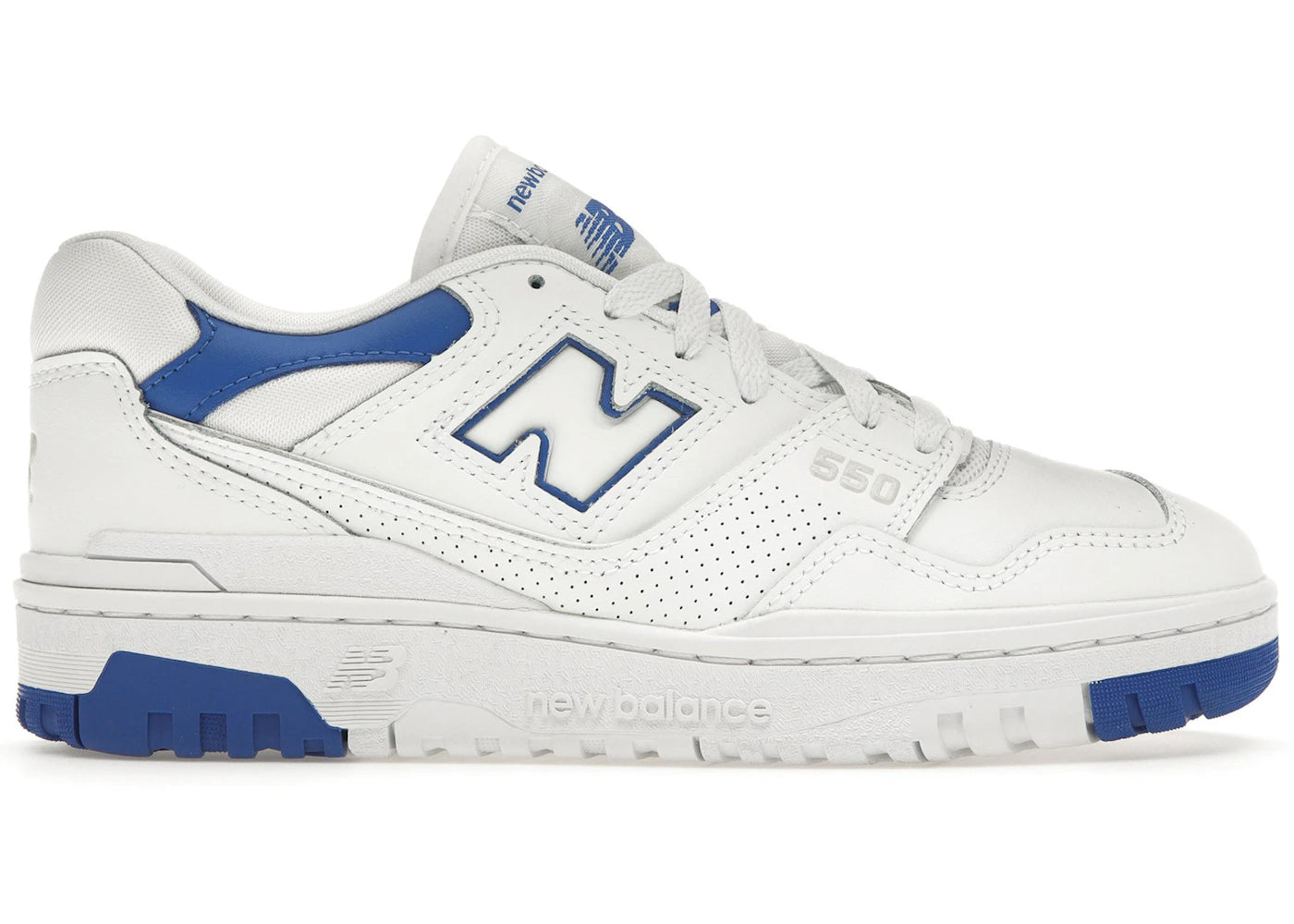 New Balance 550 - Blanc Bleu Cobalt