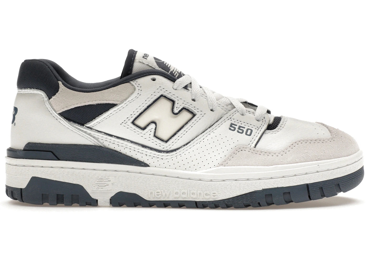 New Balance 550 - Blanc Bleu poussiéreux