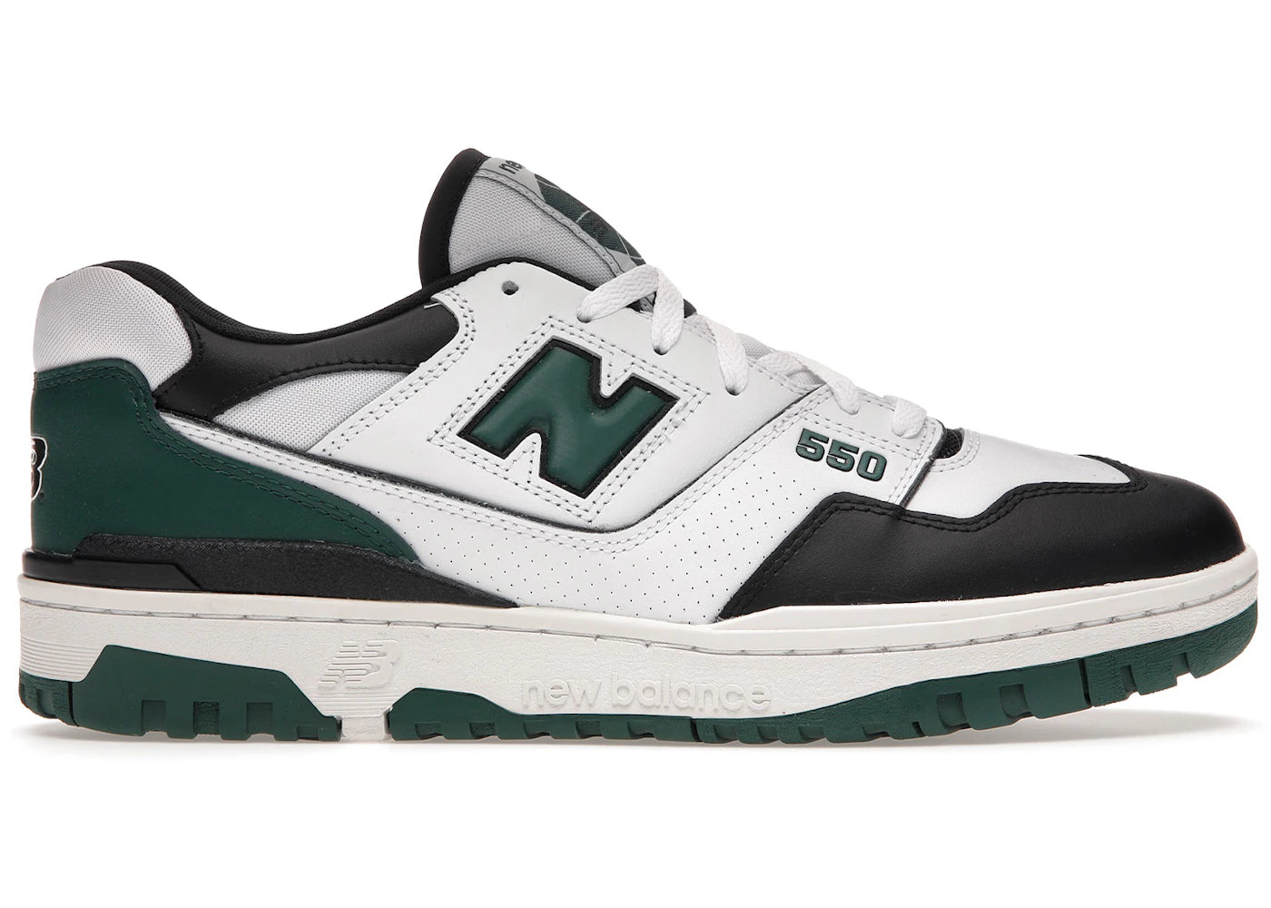 New Balance 550-White Green Black