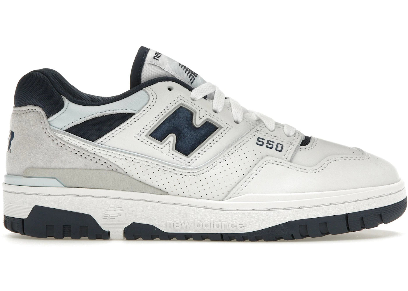 New Balance 550-White NB Navy