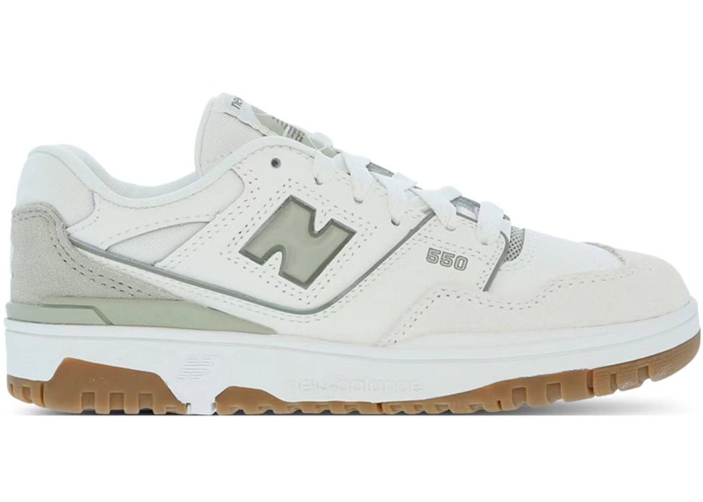 New Balance 550-White Olive Gum (GS)