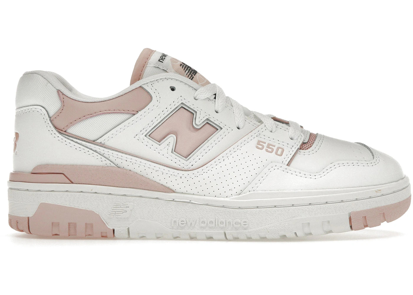 New Balance 550 - Blanc Rose Sable (Femme)