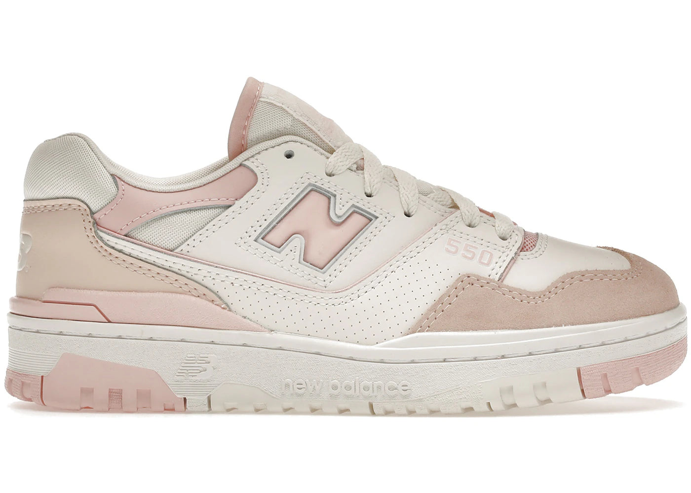 New Balance 550-White Pink (Women's)
