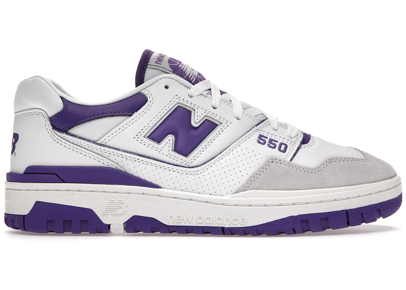 New Balance 550-White Purple