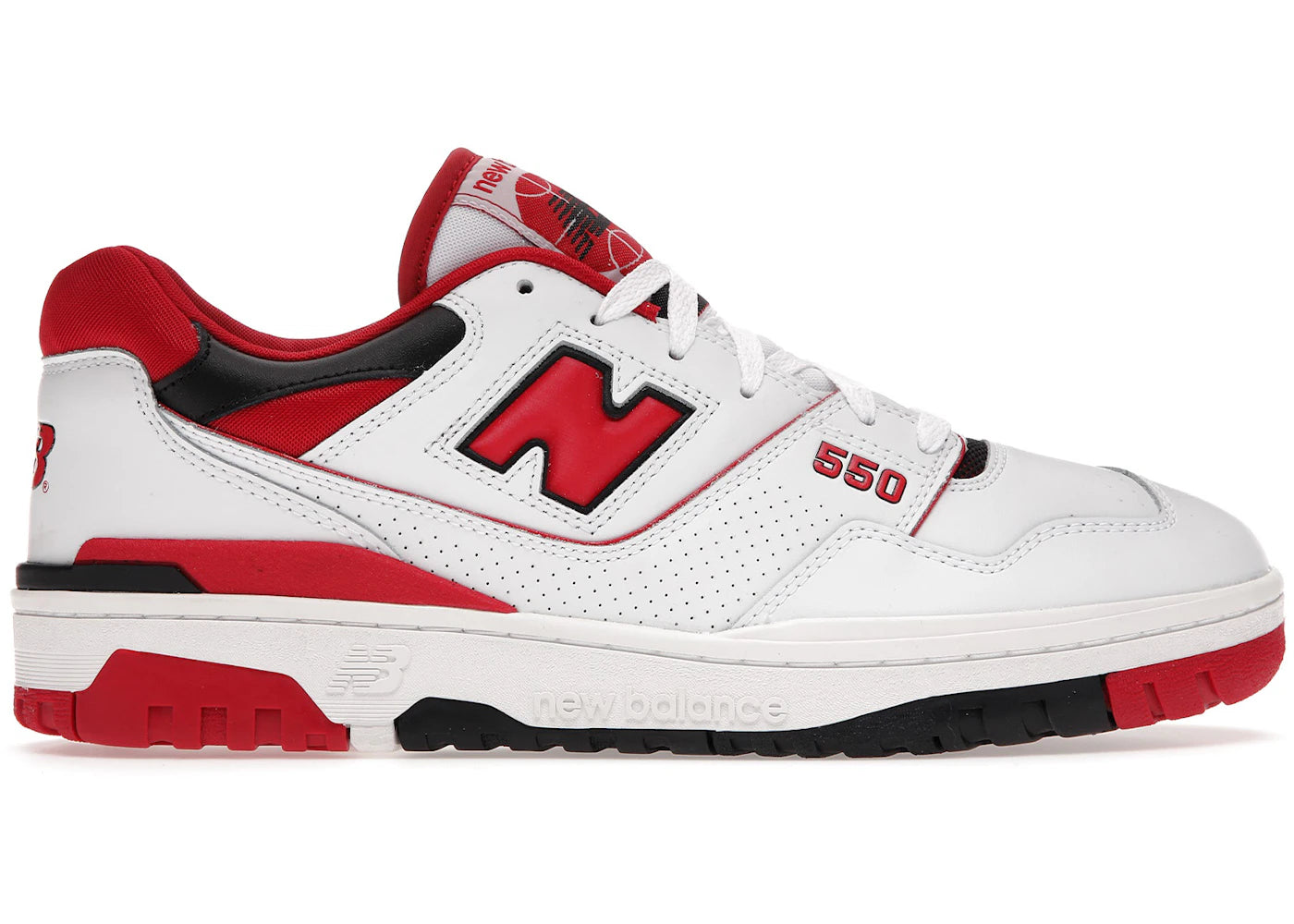 New Balance 550-White Red