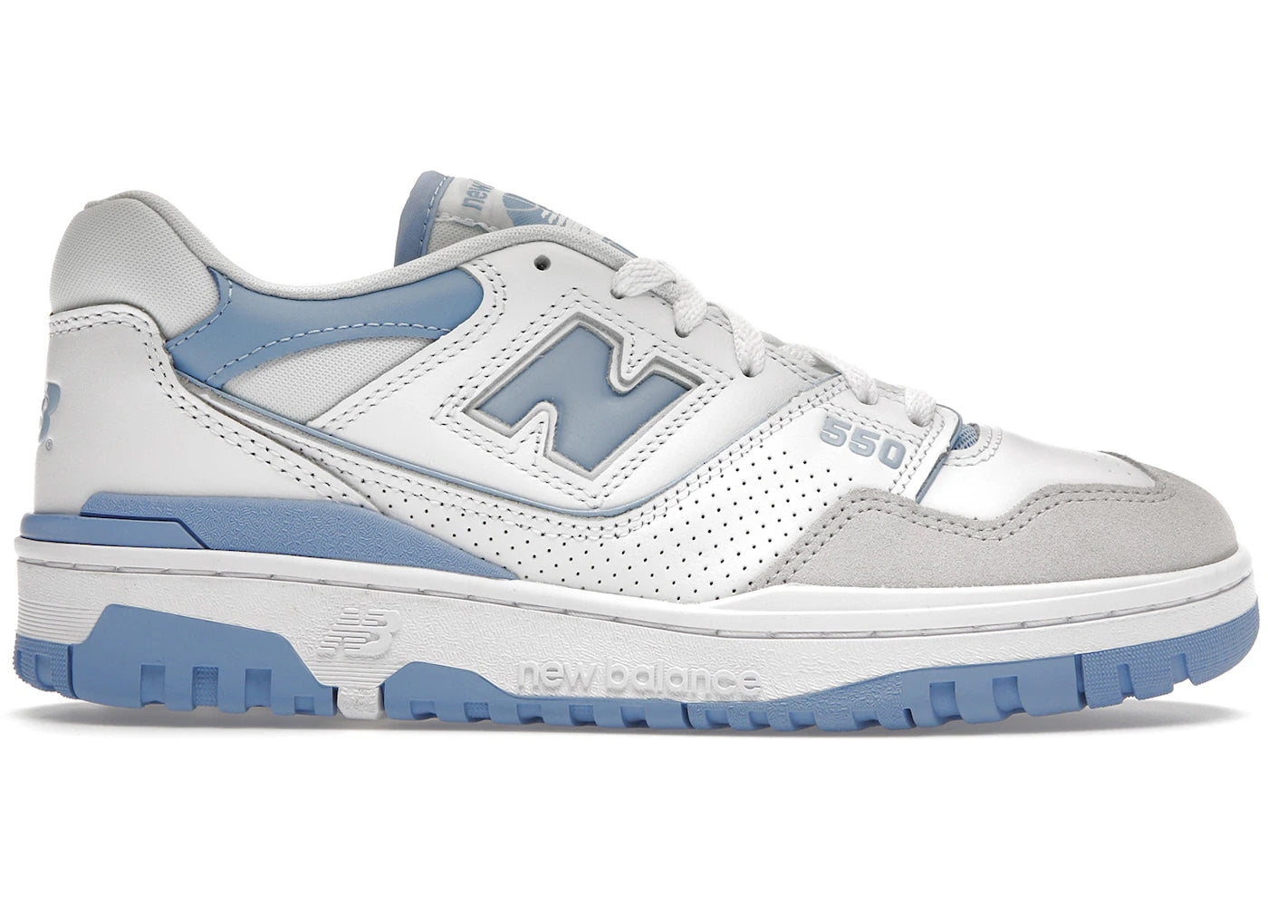 New Balance 550-White Blue Haze Rain Cloud