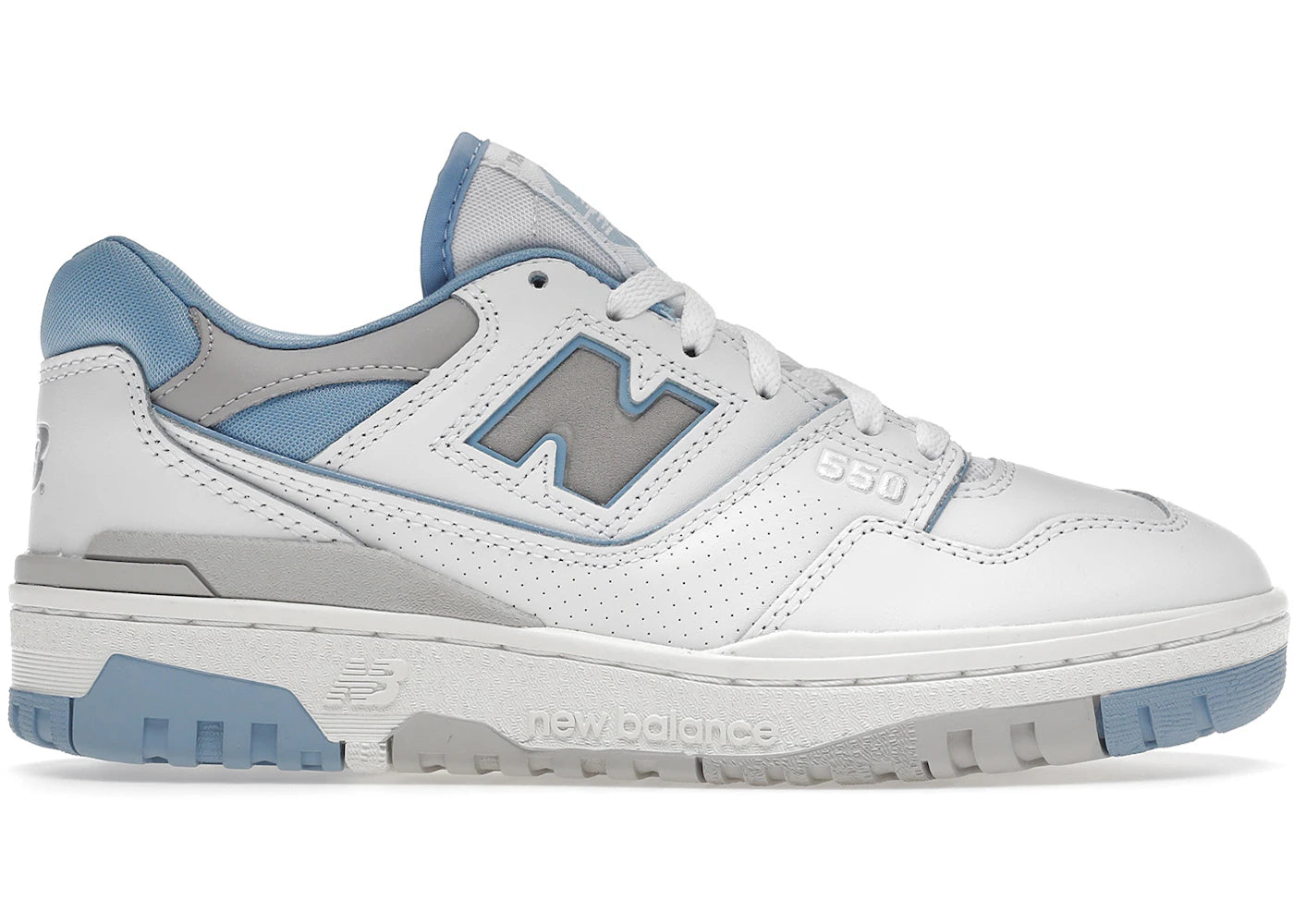 New Balance 550 - Blanc Bleu Université (Femme)
