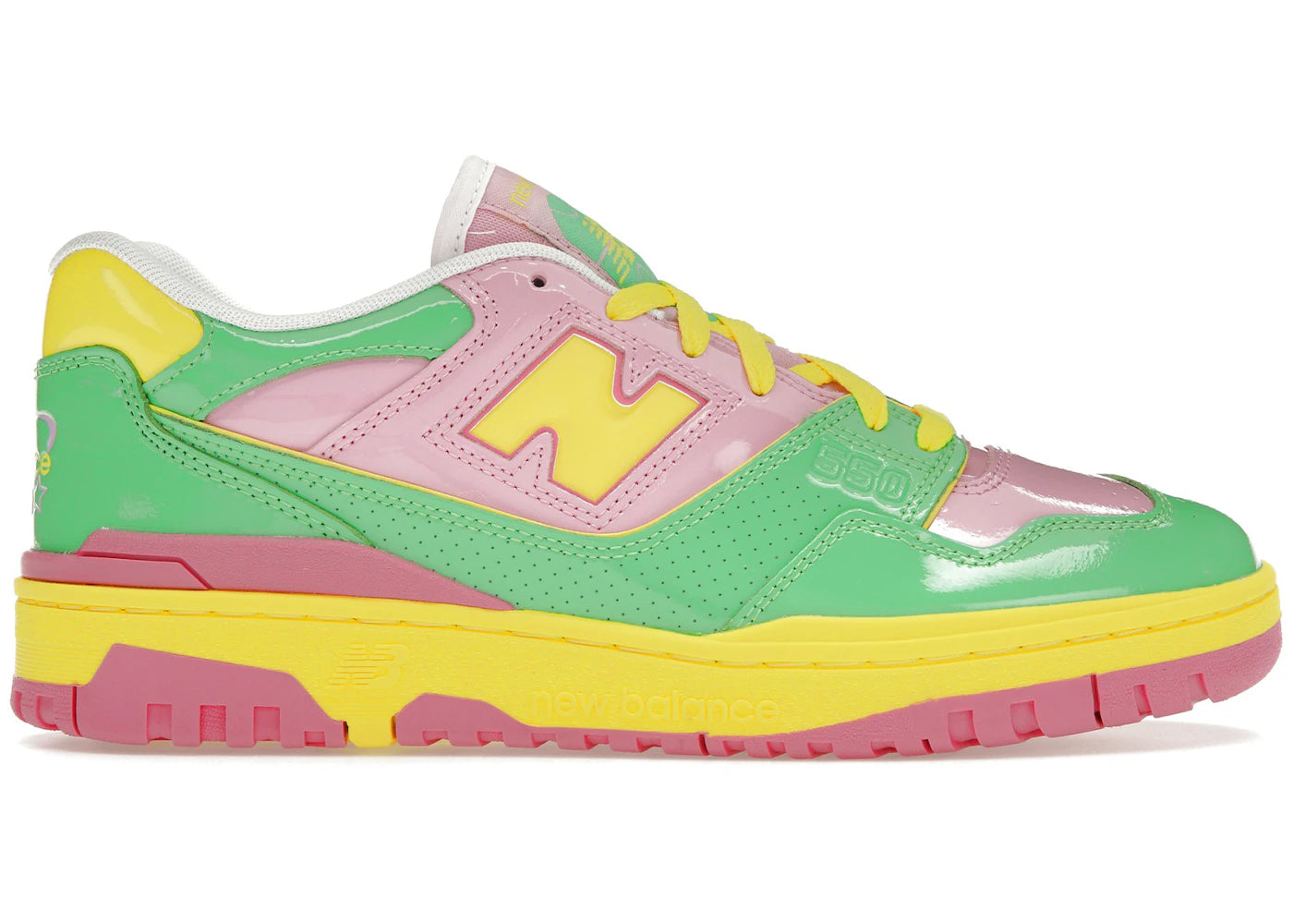 New Balance 550-Y2K Patent Leather Pack Pink Green