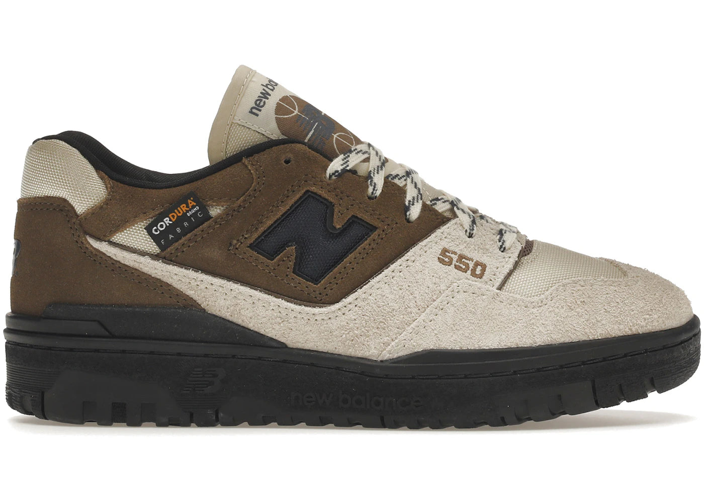 New Balance 550 taille ? Sac Cordura marron sable