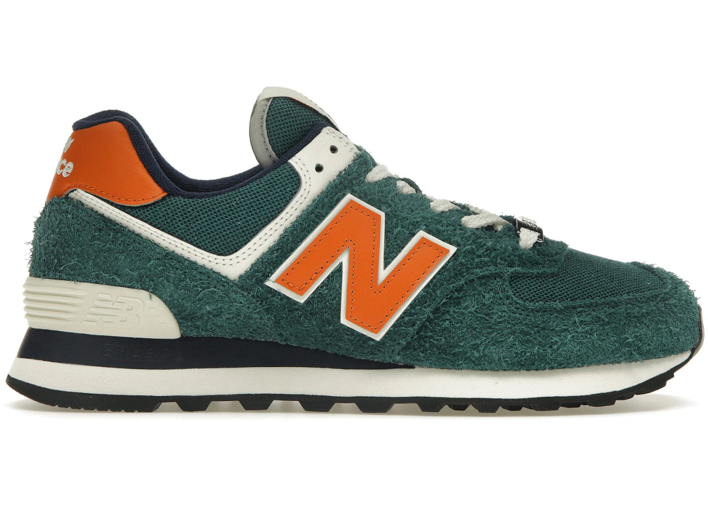 New Balance 574-Aqua Green Orange
