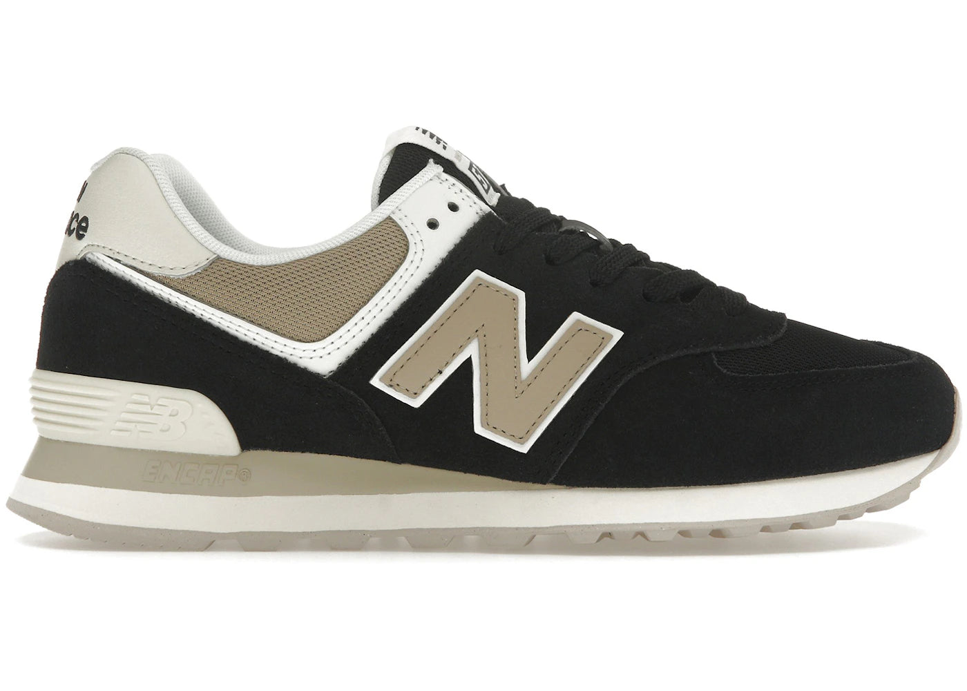 New Balance 574-Black Elephant Bone (Women's)