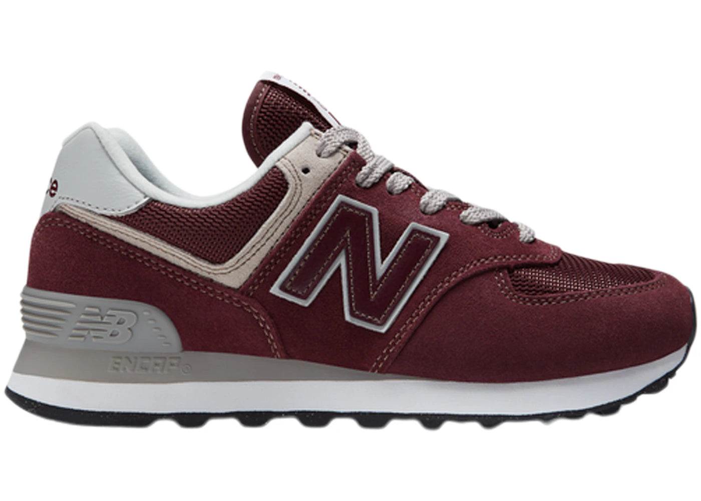New Balance 574 Core Burgundy White