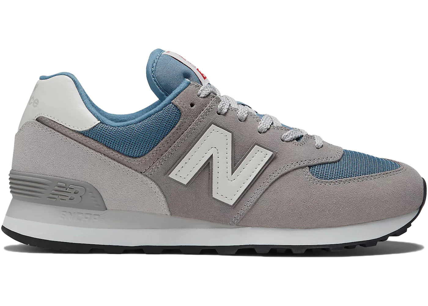 New Balance 574 Grey Navy White Leather