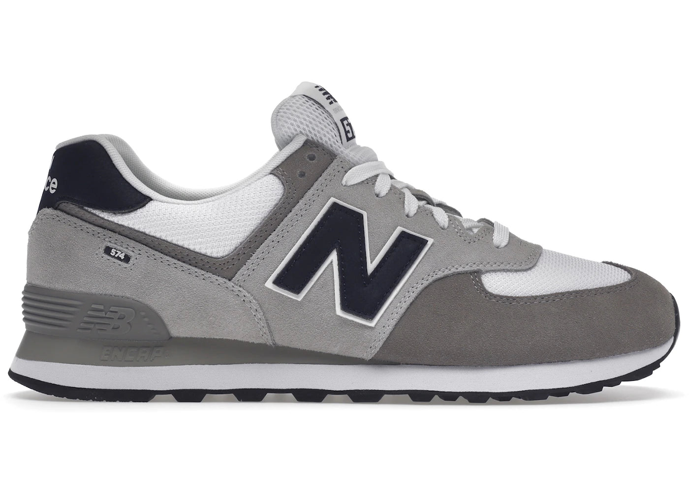 New Balance 574-Grey White Navy