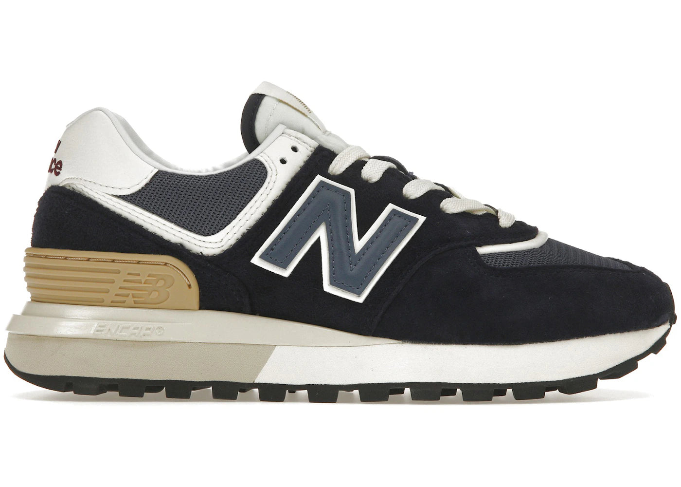 New Balance 574-Navy White Beige