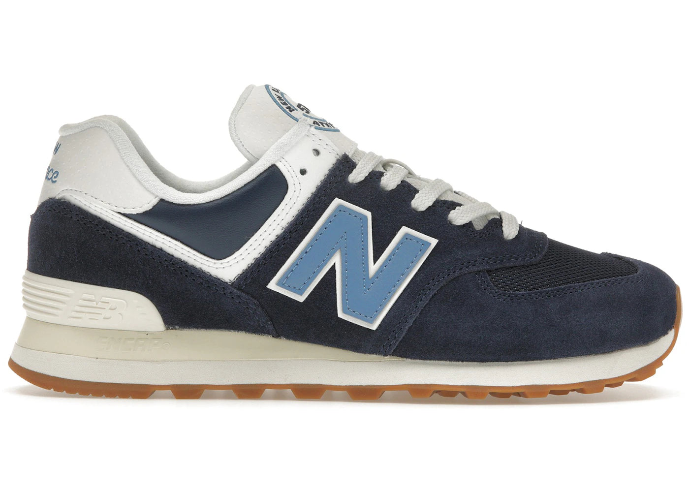 New Balance 574-Navy White Blue