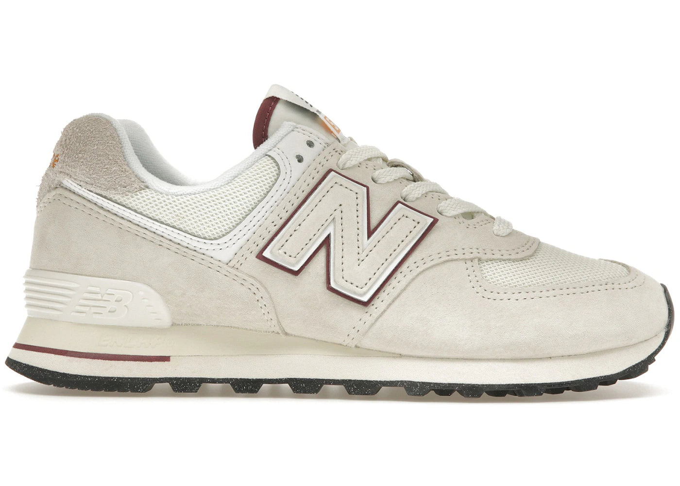New Balance 574-Off White Burgundy (2023)