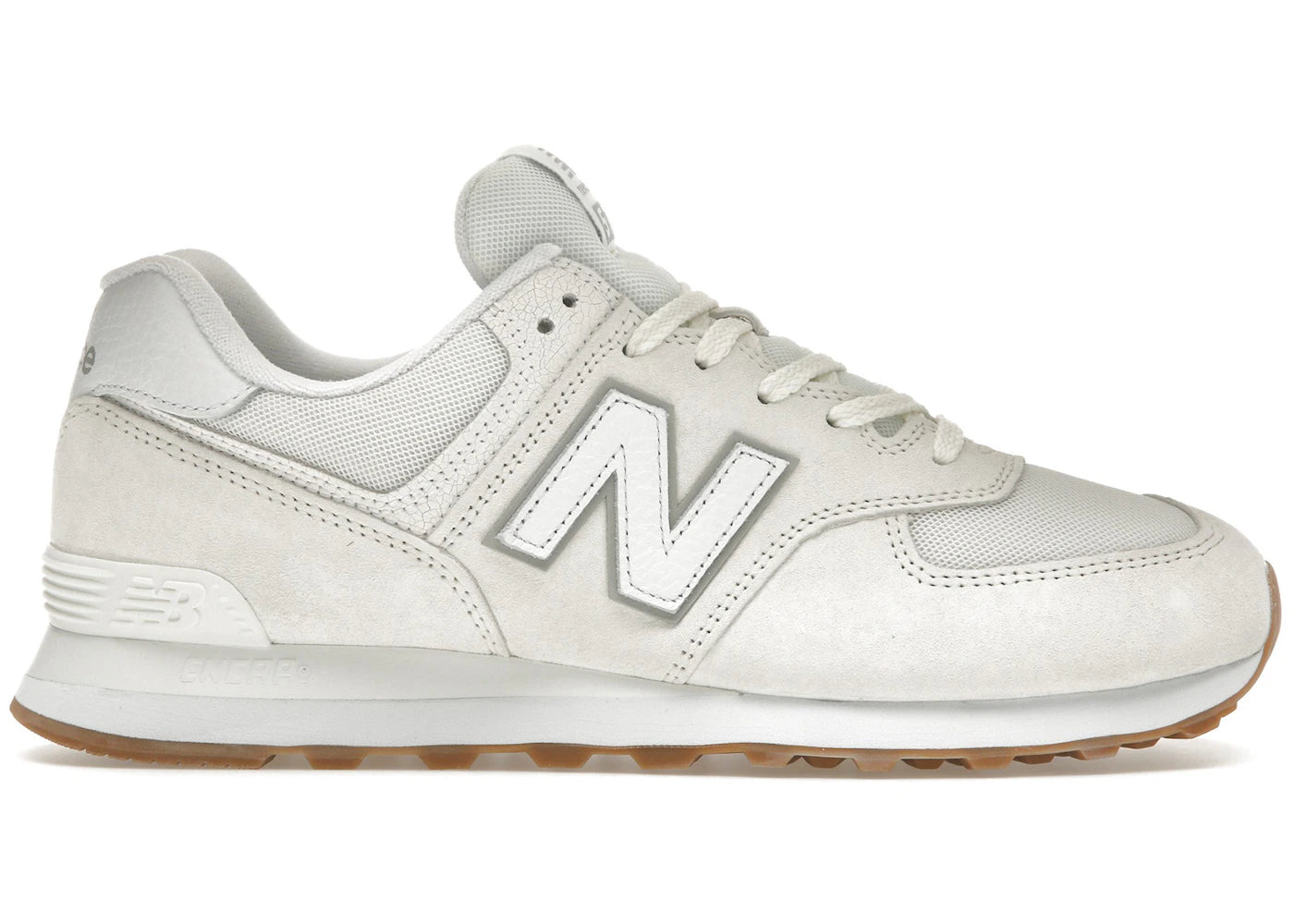New Balance 574-Sea Salt White Concrete