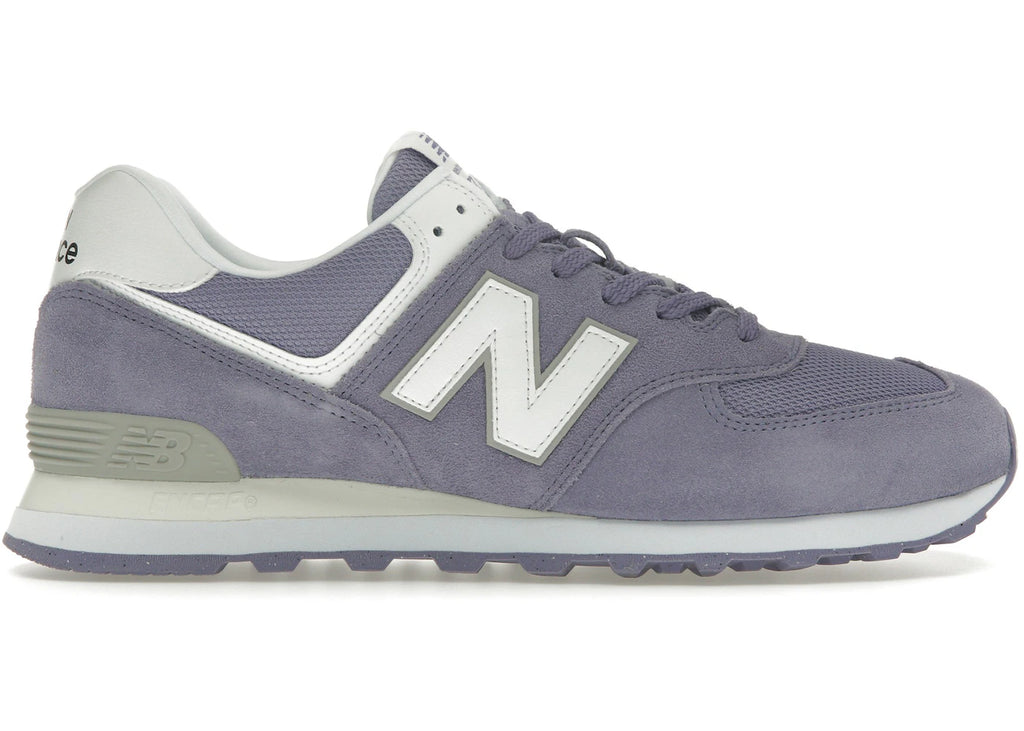 New Balance 574 Violet White