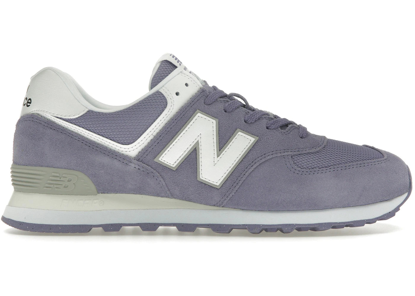 New Balance 574 Violet White
