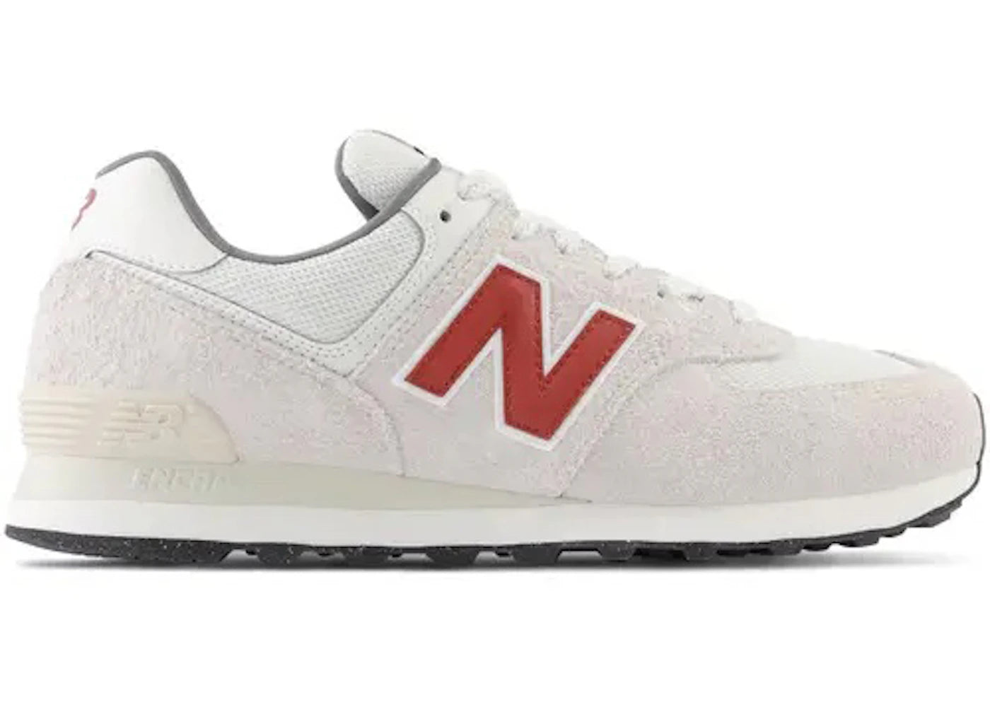 New Balance 574 White Red Grey
