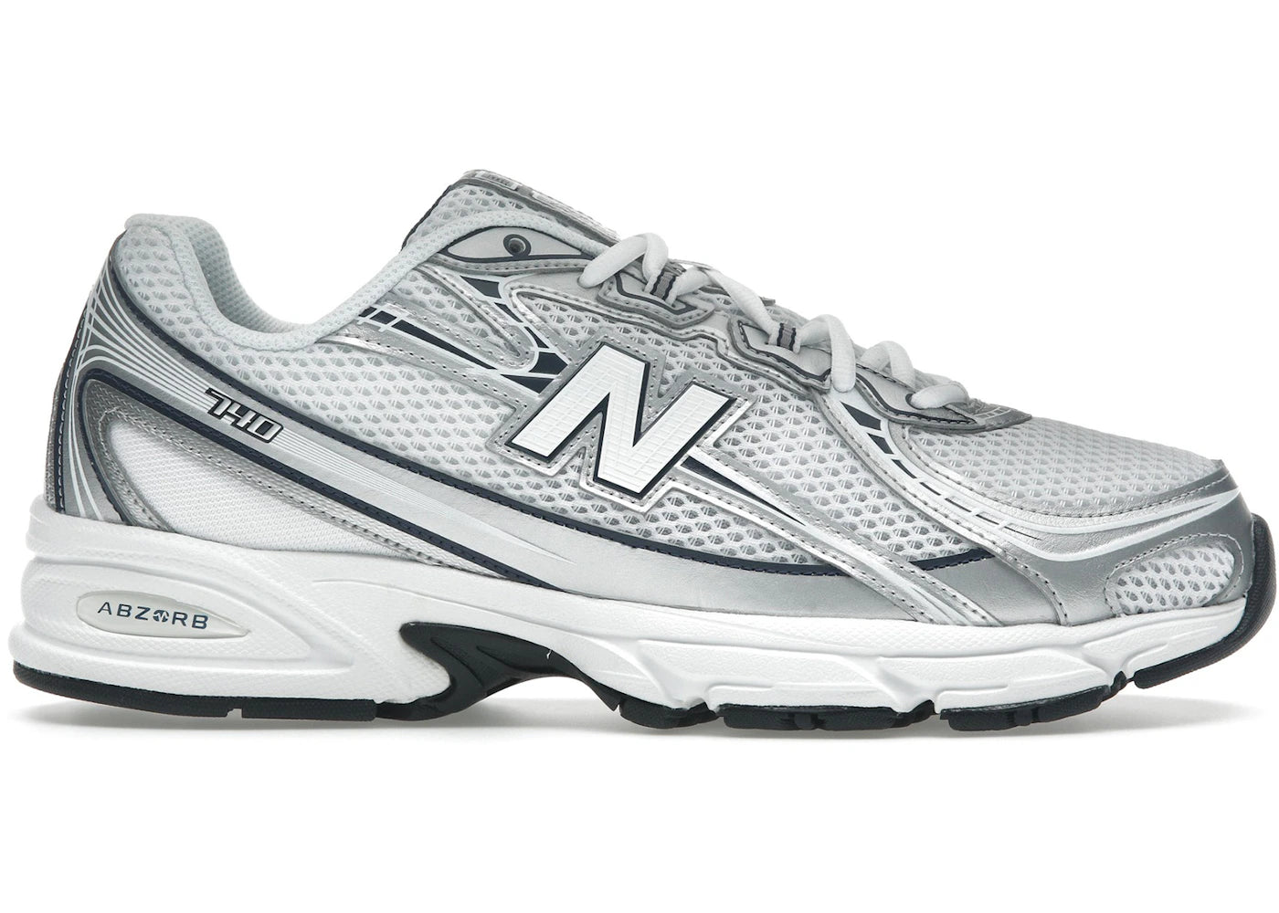 New Balance 740v2-White Shadow Grey Navy