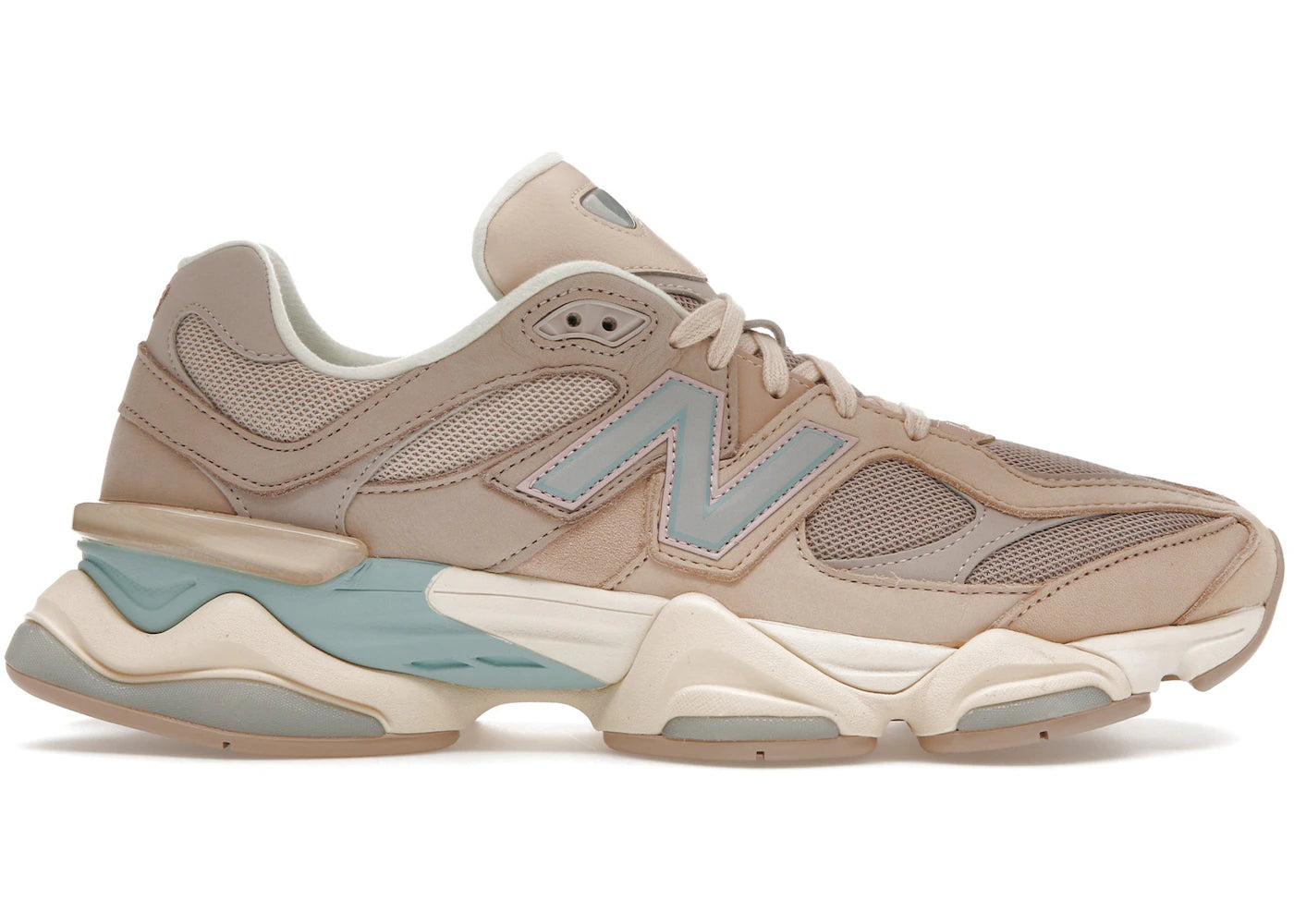 New Balance 9060-Ivory Cream Pink Sand