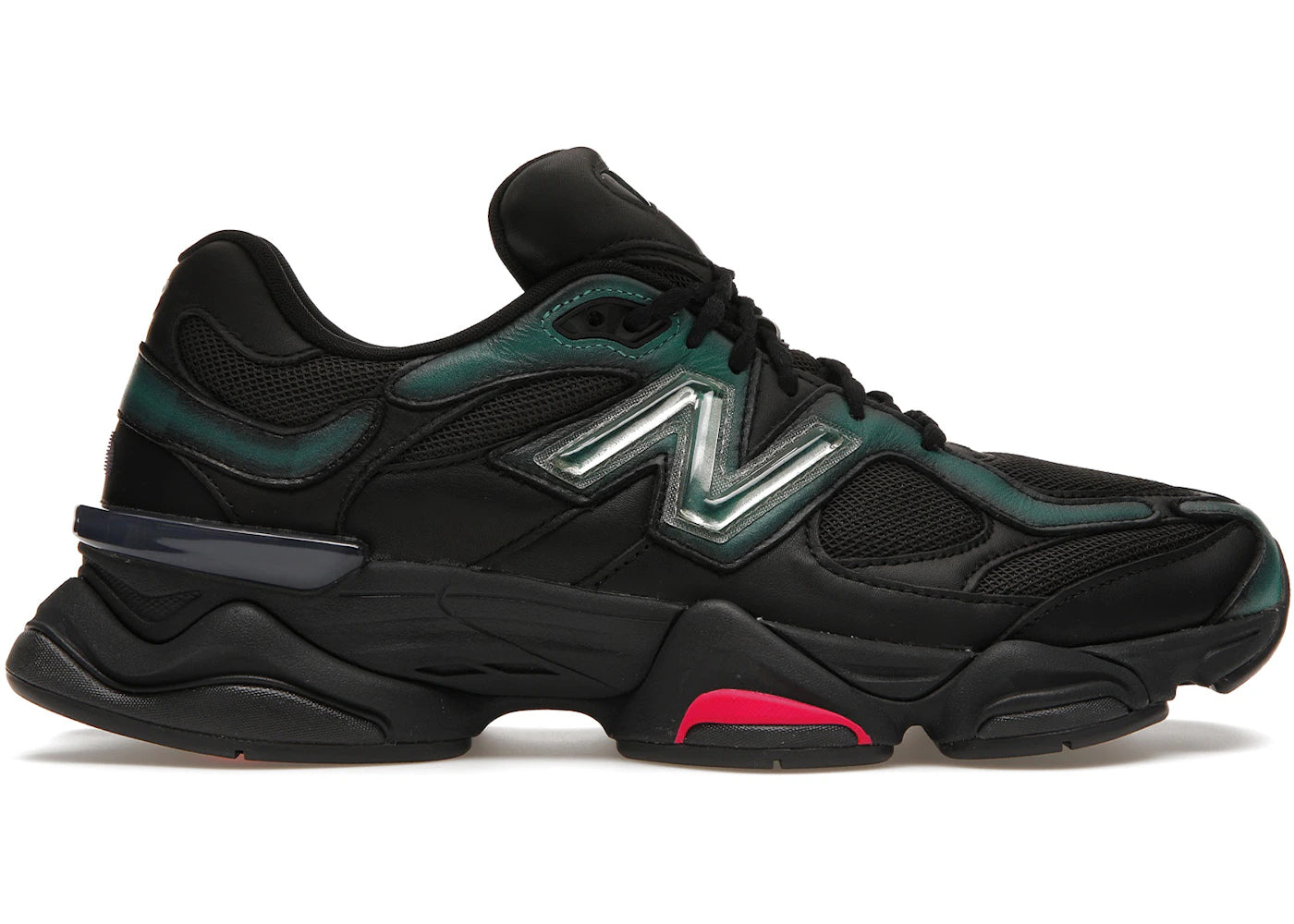 New Balance 9060-Mowalola Burglarwear Noir Turquoise Rose