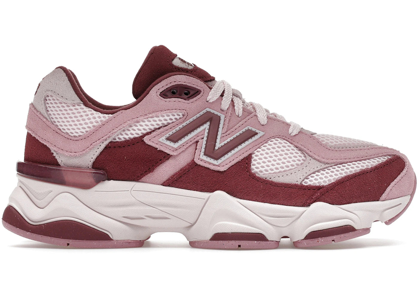 New Balance 9060 Pink Granite Washed Burgundy