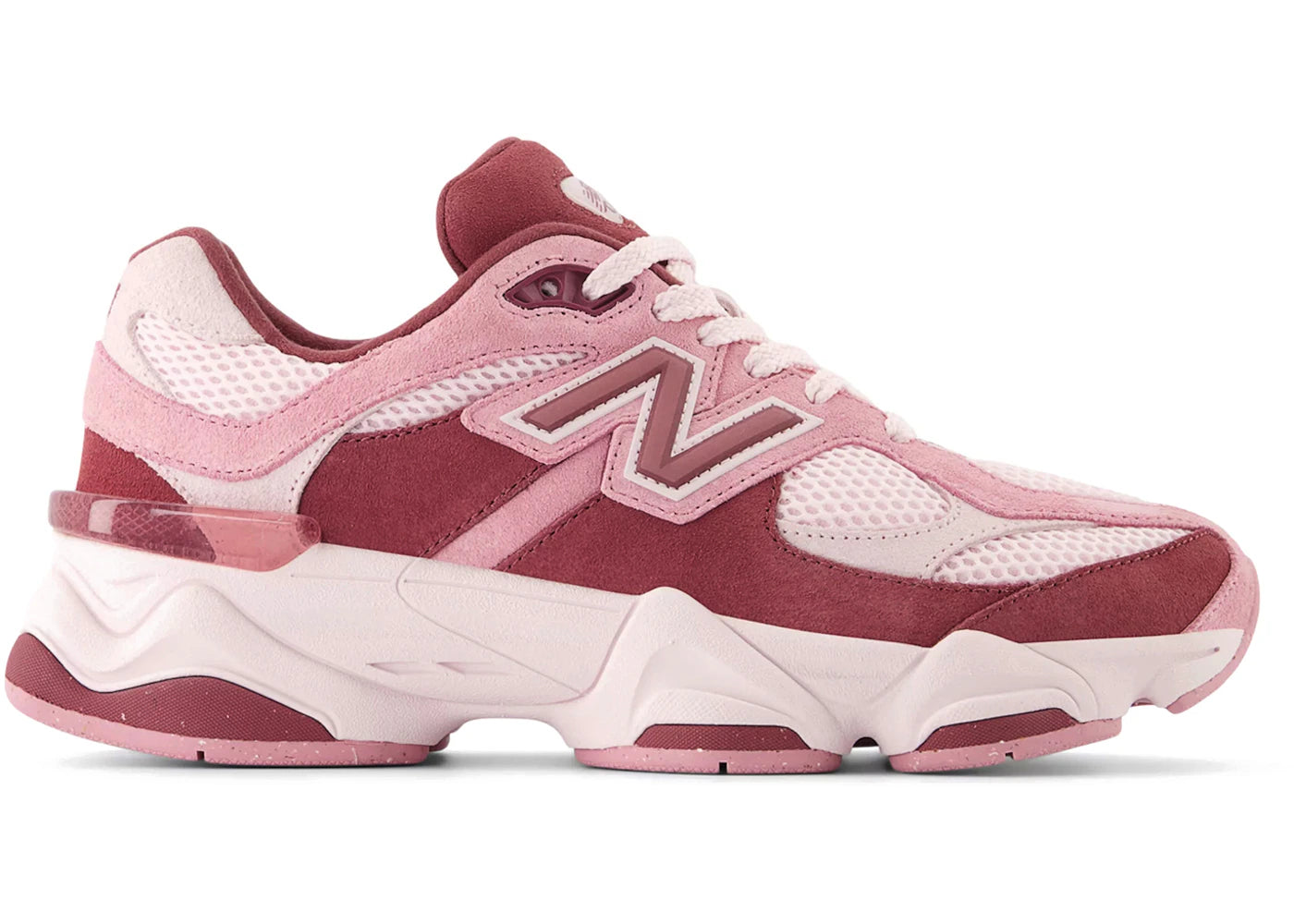 New Balance 9060 Pink Granite Washed Burgundy