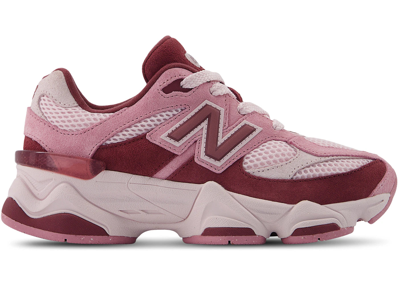 New Balance 9060 Pink Granite Washed Burgundy