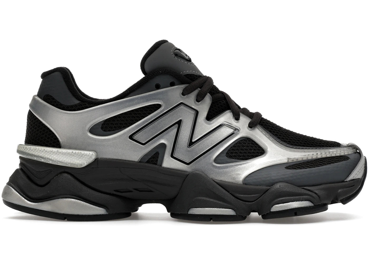 New Balance 9060 X Silver Metallic Black Cement