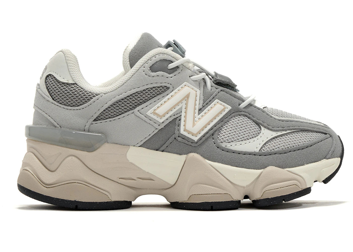 New Balance 9060-Slate Grey Raincloud Lace Toggle (PS)