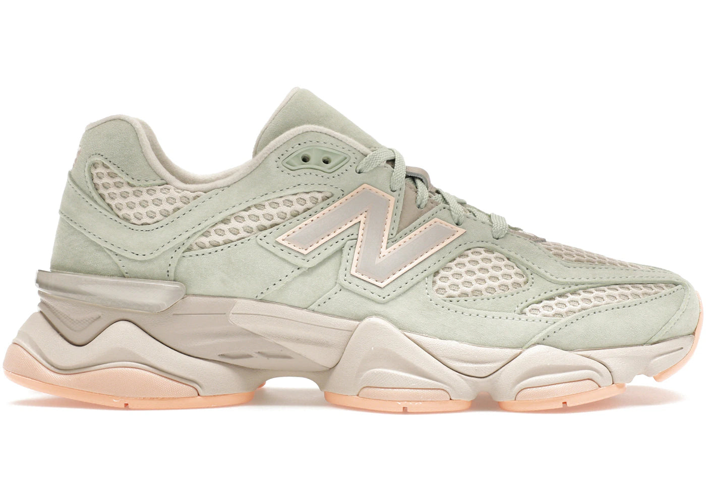 New Balance 9060-The Whitaker Group Missing Pieces Silver Moss Green