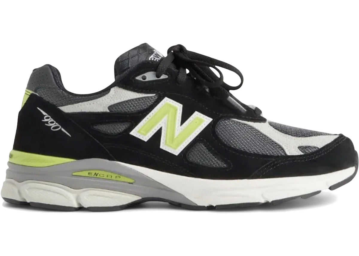 New Balance 990v3 MiUSA Kith United Arrows & Sons Black - main view