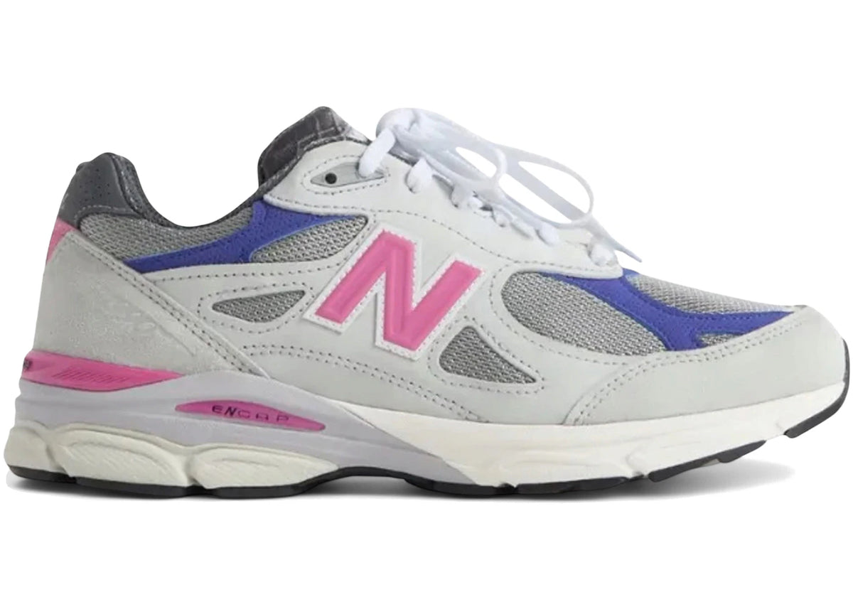 New Balance 990v3 MiUSA Kith United Arrows & Sons Oyster Mushroom - main view
