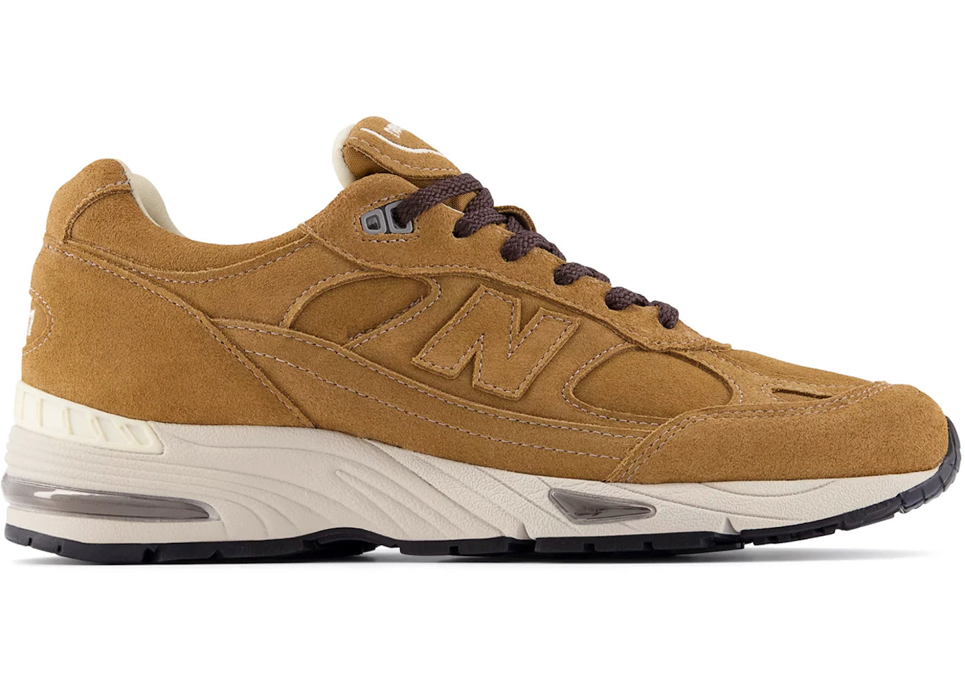 New Balance 991v1 Luxe Suede MiUK Dijon/Castle Wall - main view