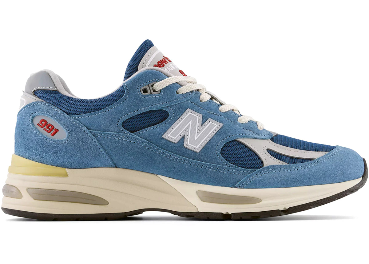 New Balance 991v2 MiUK Bluesteel Poseidon - main view