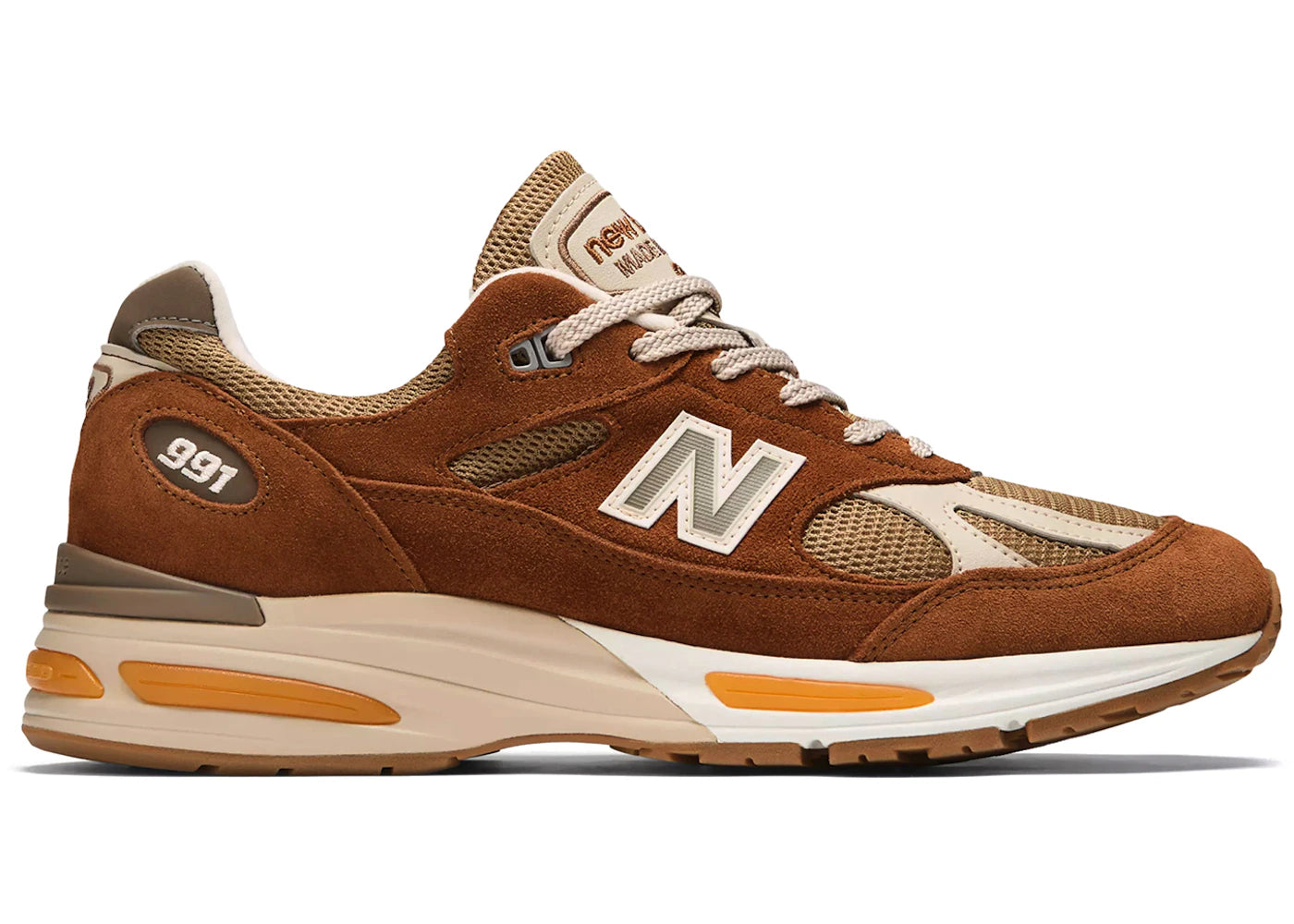 New Balance 991v2 MiUK Caramel Café