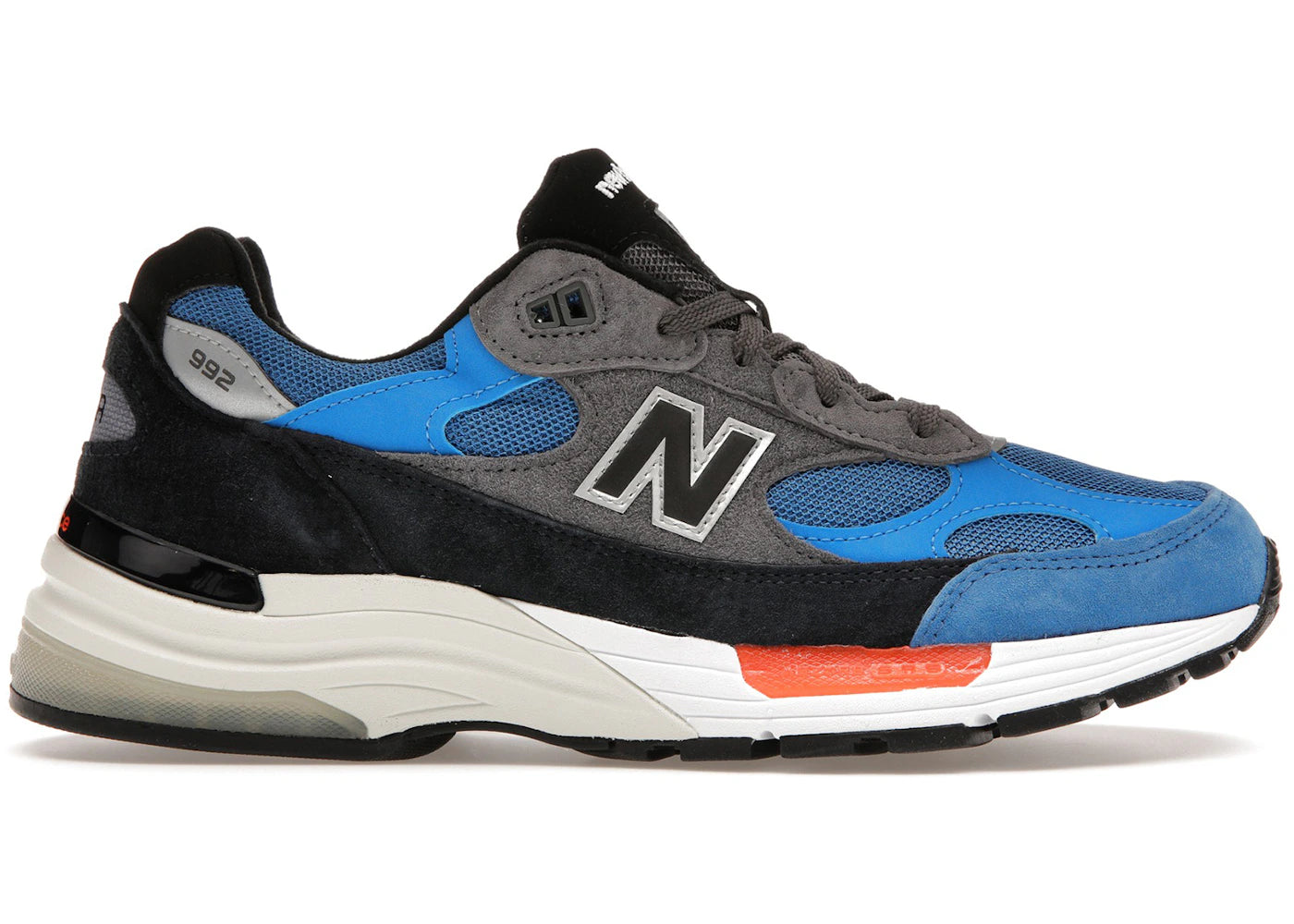 New Balance 992-Black Blue Grey