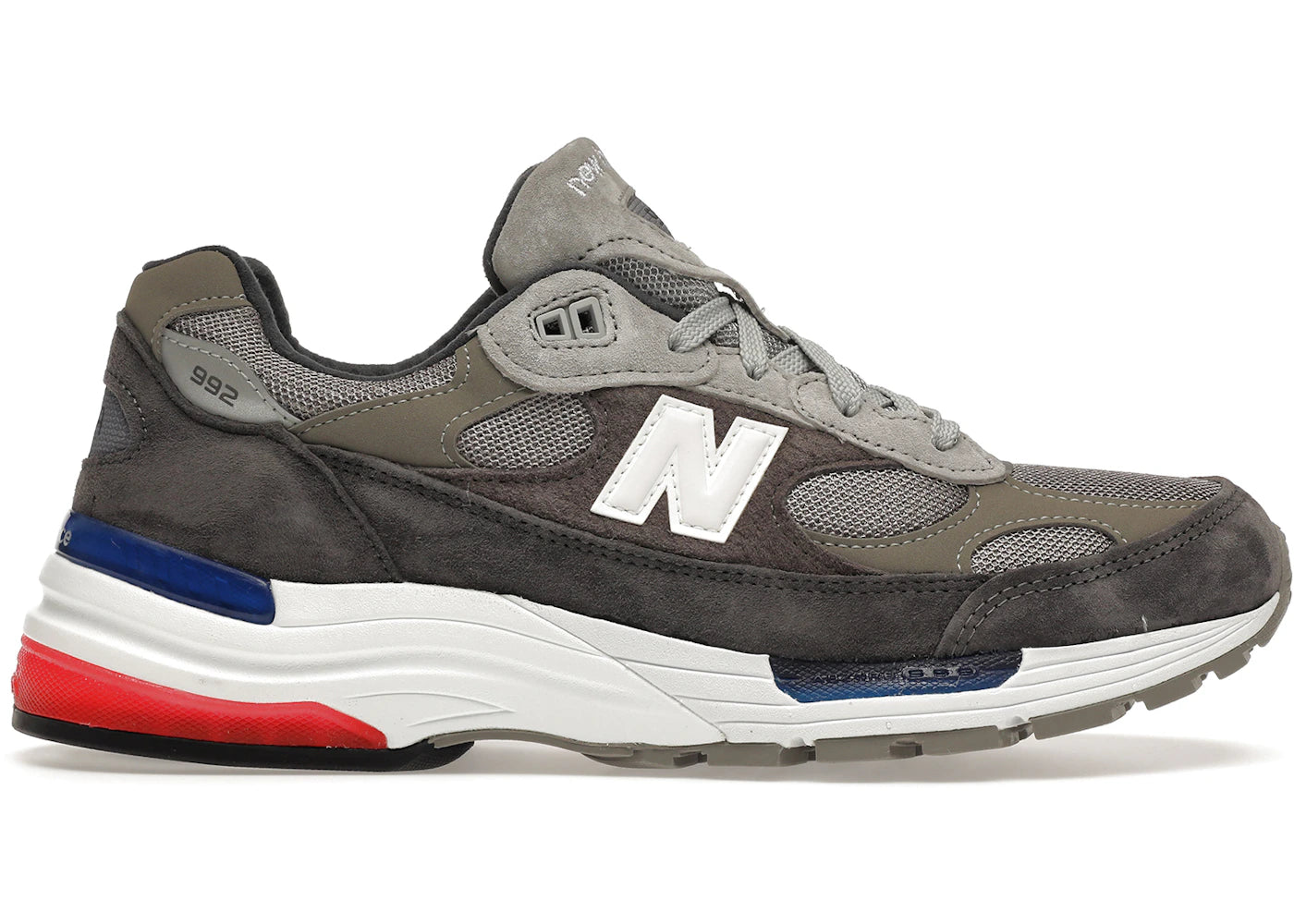 New Balance 992-Grey Blue Red