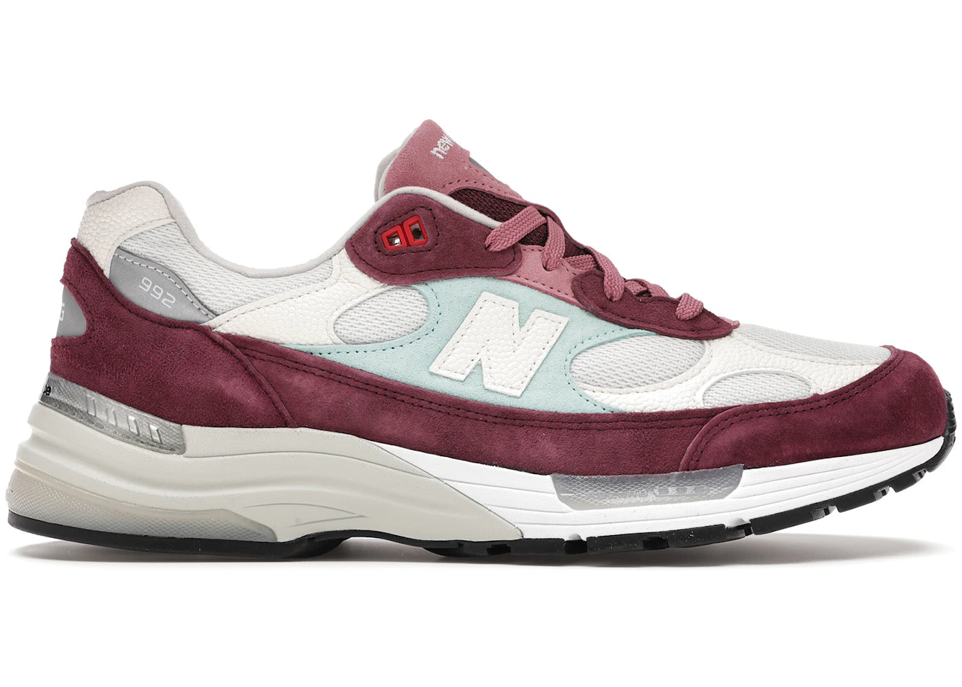New Balance 992-Kith Kithmas Burgundy White