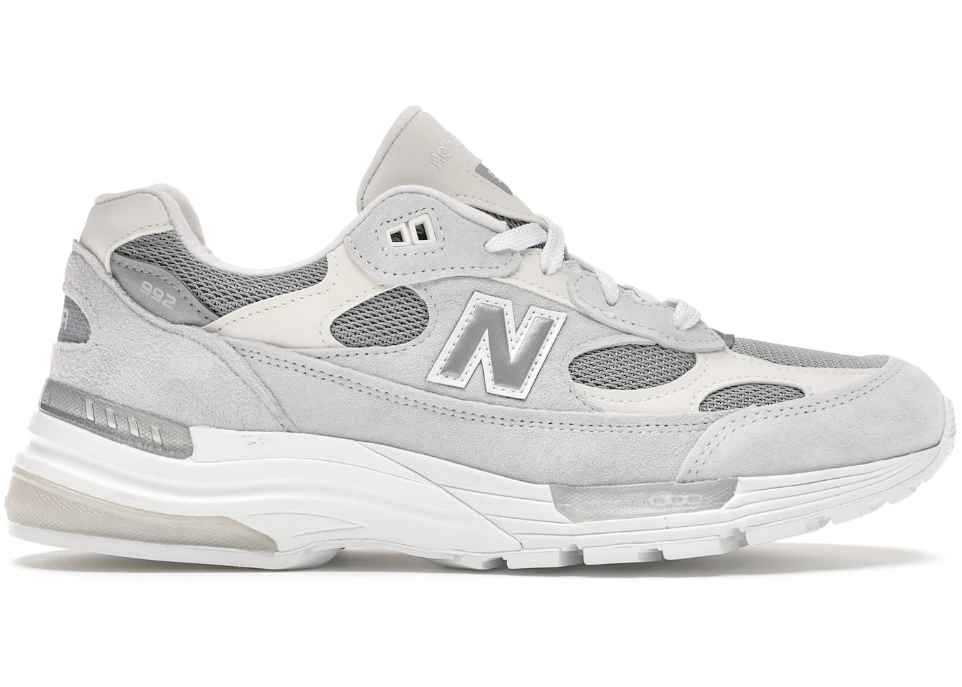 New Balance 992-White Silver Nimbus Cloud
