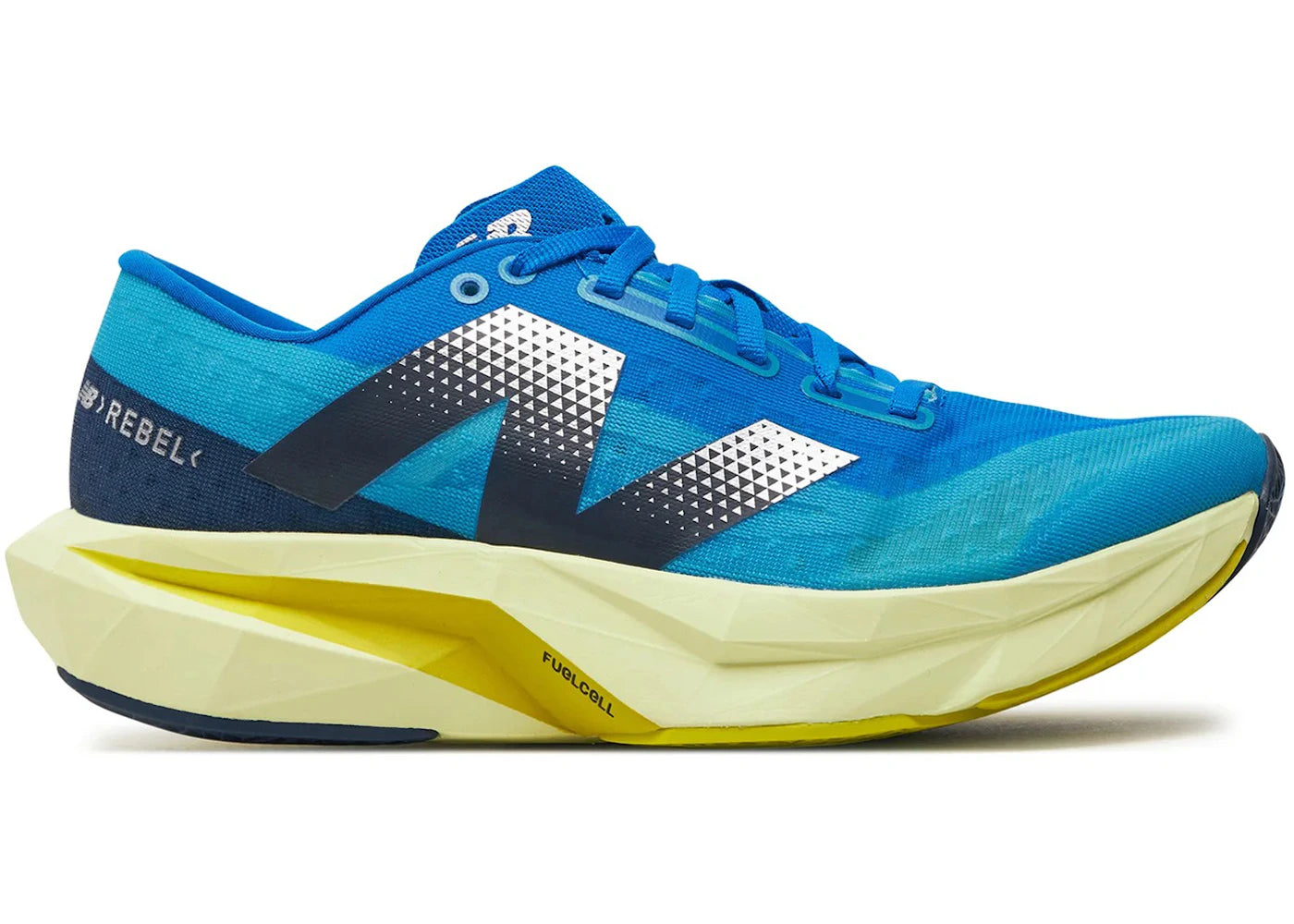 New Balance FuelCell Rebel v4-Spice Blue Limelight (Women's)